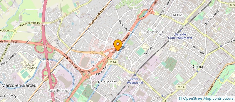 localisation de l'entreprise PARTNER SYSTEMES à WASQUEHAL