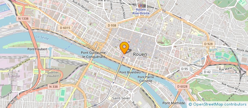 localisation de l'entreprise PARTNER3  ROUEN