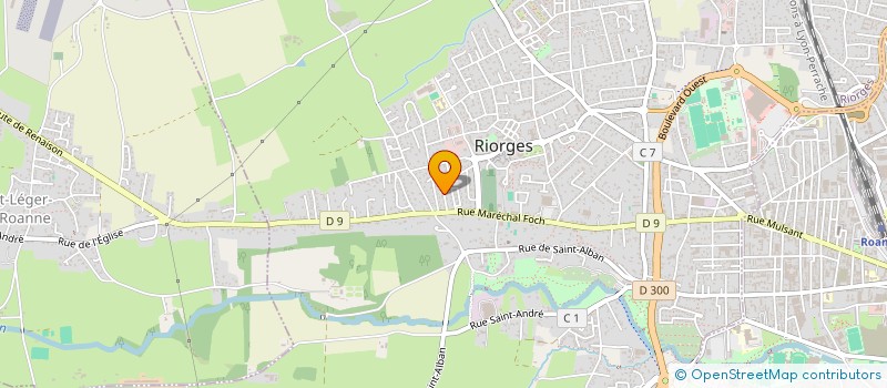 localisation de l'entreprise PARTNERFROIDSERVICES - PFS à RIORGES