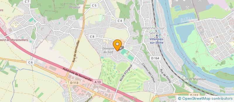 localisation de l'entreprise PARTNERO  VILLENNES-SUR-SEINE