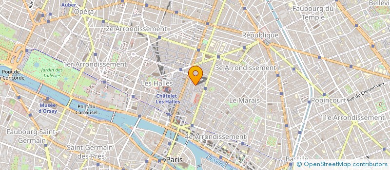 localisation de l'entreprise PARTNERS à PARIS