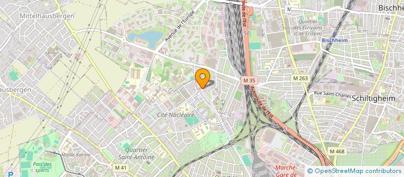 localisation de l'entreprise PARTNERS A & M à STRASBOURG