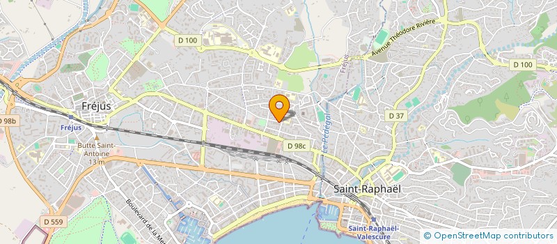 localisation de l'entreprise PARTNERS BAND M.C.  FREJUS