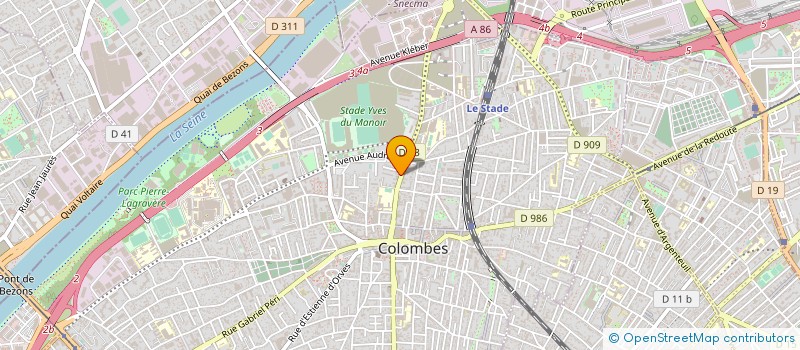 localisation de l'entreprise PARTNERS BATIMENT à COLOMBES