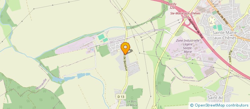 localisation de l'entreprise PARTNERS CONSEIL  BATILLY