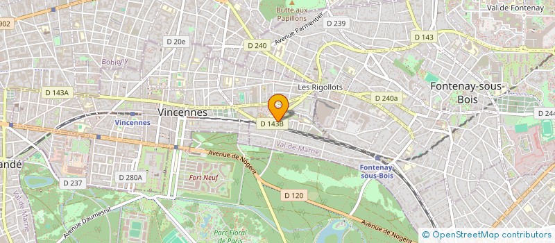 localisation de l'entreprise PARTNERS CONSULTING à VINCENNES