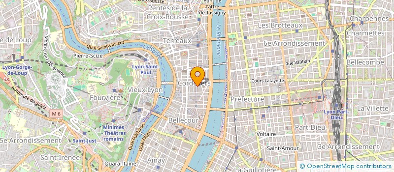 localisation de l'entreprise PARTNERS DBA'S - DSI à LYON