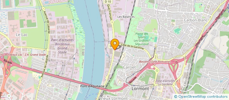 localisation de l'entreprise PARTNERS GRAPHICS  LORMONT