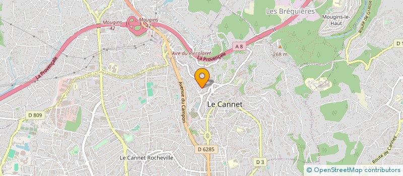 localisation de l'entreprise PARTNERS SECURITY à LE CANNET