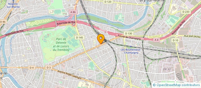 localisation de l'entreprise PARTNERS VERNEY INVESTMENT PERFORMANCES à CHAMPIGNY-SUR-MARNE