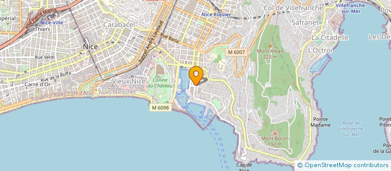localisation de l'entreprise PARTNERSHIP à NICE