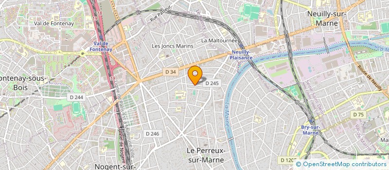 localisation de l'entreprise PARTNERWIN à LE PERREUX-SUR-MARNE