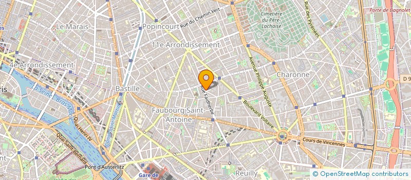 localisation de l'entreprise PARTOUCHE KOUHANA ET COSTA à PARIS