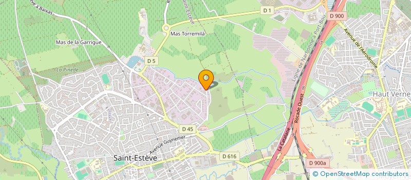 localisation de l'entreprise PARTOUCHE NORBERT à SAINT-ESTEVE