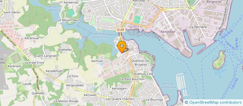 localisation de l'entreprise PARTROIS à LARMOR-PLAGE