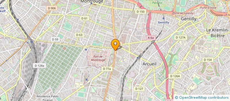 localisation de l'entreprise PARTS EUROPE  ARCUEIL