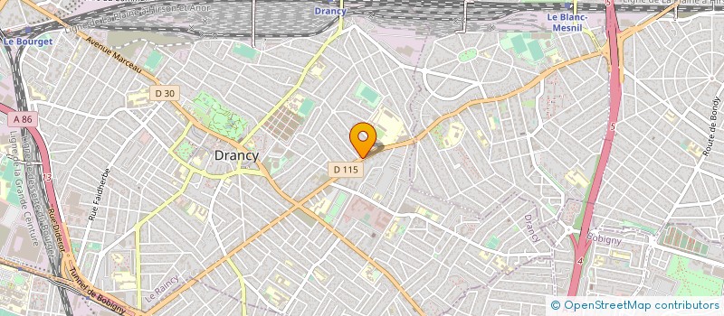 localisation de l'entreprise PARTSMEN DRANCY à DRANCY