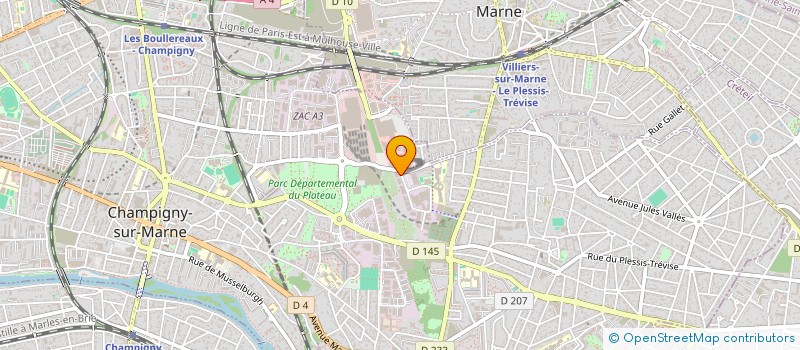 localisation de l'entreprise PARTSMEN GROUP à CHAMPIGNY-SUR-MARNE