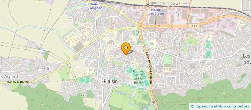 localisation de l'entreprise PARTULA GM  PLAISIR