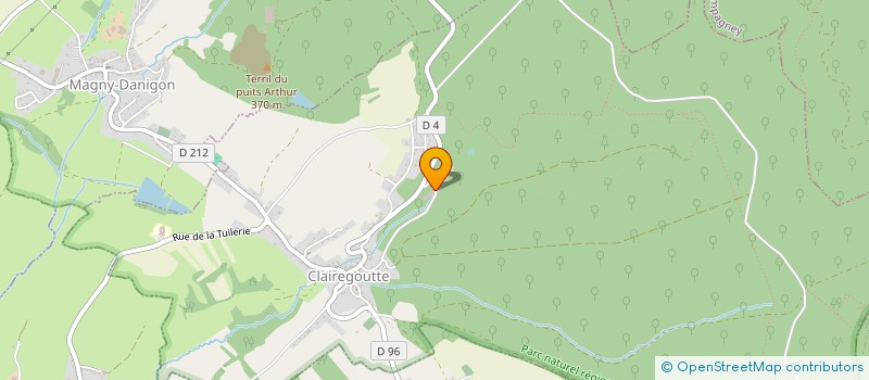 localisation de l'entreprise PARTUS TECHNOLOGIES  CLAIREGOUTTE