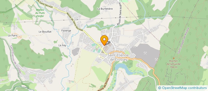 localisation de l'entreprise PARTY EUROPE à SAINT-ETIENNE-DE-CROSSEY