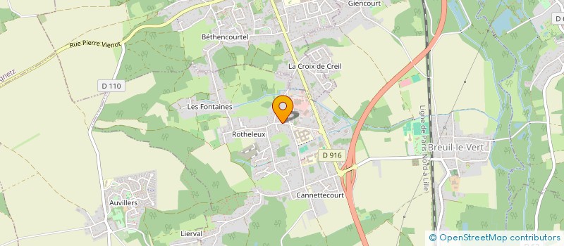 localisation de l'entreprise PARTY EVENT  BREUIL-LE-VERT