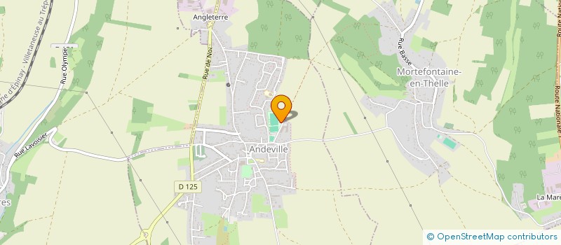 localisation de l'entreprise PARTY HOUSE  ANDEVILLE