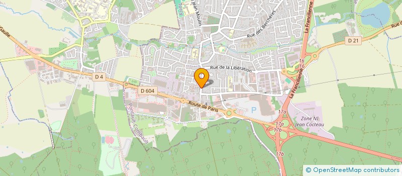 localisation de l'entreprise PARTY LOUNGE PARIS  PONTAULT-COMBAULT