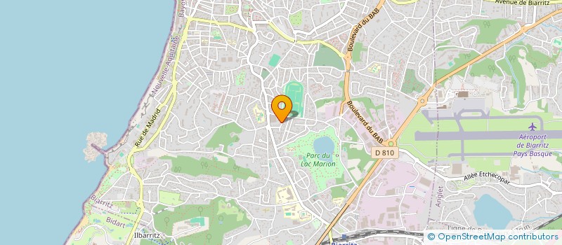 localisation de l'entreprise PARUCHE à BIARRITZ