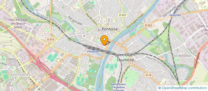 localisation de l'entreprise PARUELLE ET ASSOCIE à PONTOISE