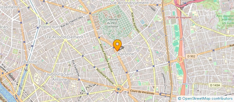 localisation de l'entreprise PARURES  PARIS