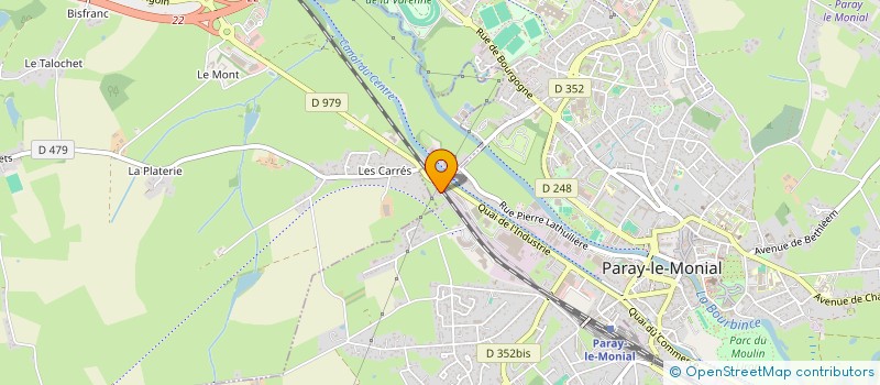 localisation de l'entreprise PARVIMMO  PARAY-LE-MONIAL