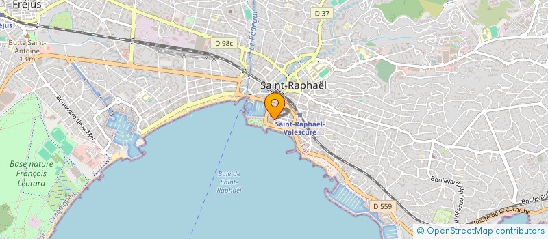 localisation de l'entreprise PARVIS à SAINT-RAPHAEL