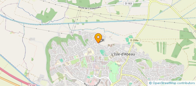 localisation de l'entreprise PARVIS BELLEVUE  L'ISLE-D'ABEAU