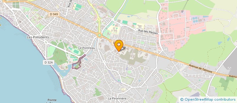 localisation de l'entreprise PARWAZ à LES SABLES-D'OLONNE