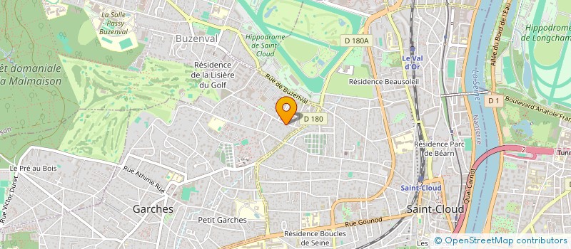 localisation de l'entreprise PARY à GARCHES