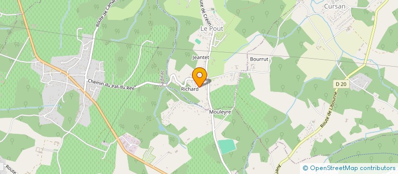 localisation de l'entreprise PARYCEO HOLDING  LE POUT