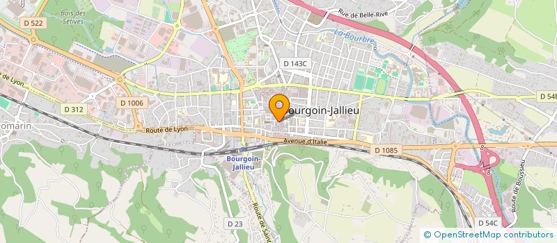 localisation de l'entreprise PARYMA à BOURGOIN-JALLIEU