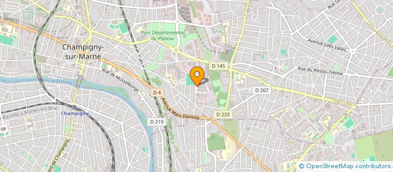 localisation de l'entreprise PARYSOL-SDP à CHAMPIGNY-SUR-MARNE