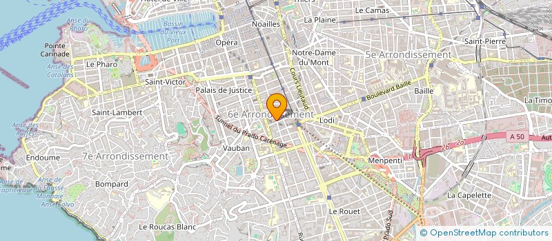 localisation de l'entreprise PAS 1 à MARSEILLE