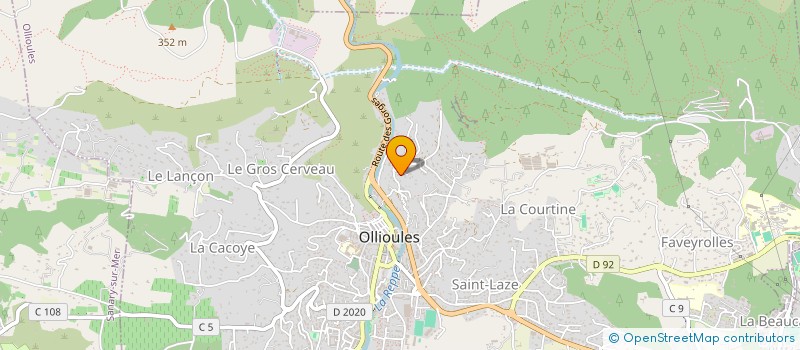 localisation de l'entreprise PAS à OLLIOULES