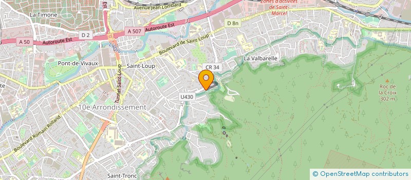 localisation de l'entreprise PAS A PART BOUCHES DU RHONE à MARSEILLE 10EME
