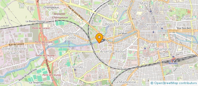 localisation de l'entreprise PAS A PAS 35  RENNES