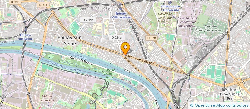 localisation de l'entreprise PAS A PAS à EPINAY-SUR-SEINE