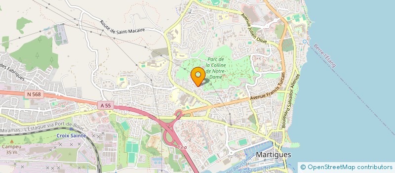 localisation de l'entreprise PAS A PAS à MARTIGUES