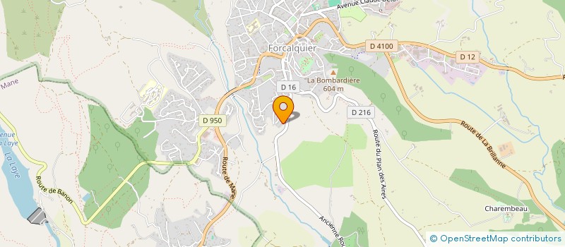 localisation de l'entreprise PAS A PAS à FORCALQUIER