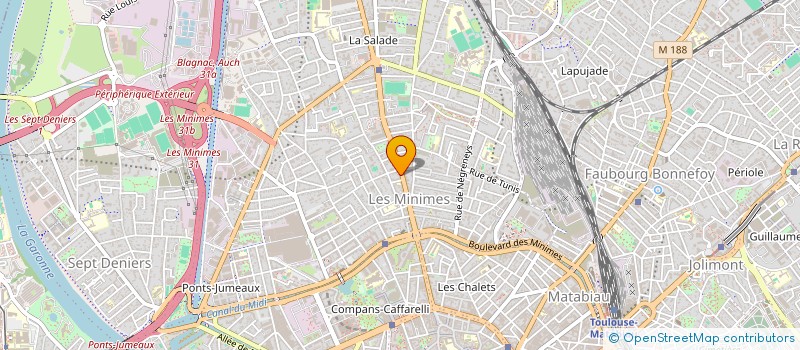 localisation de l'entreprise PAS A PAS à TOULOUSE