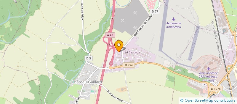 localisation de l'entreprise PAS A PAS à CHATEAU-GAILLARD