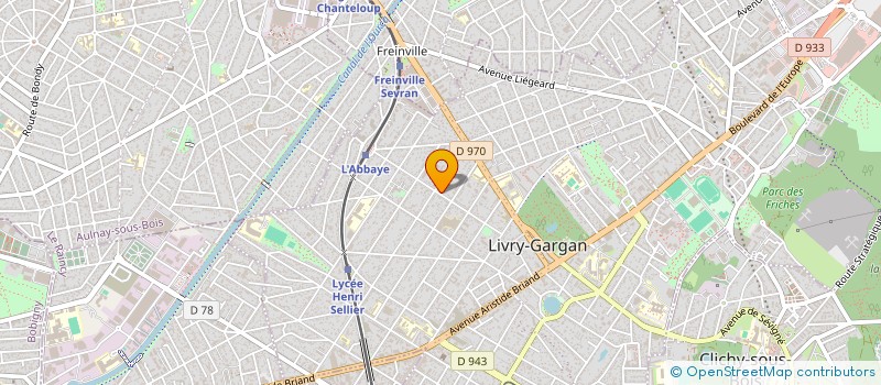 localisation de l'entreprise PAS A PAS  LIVRY-GARGAN