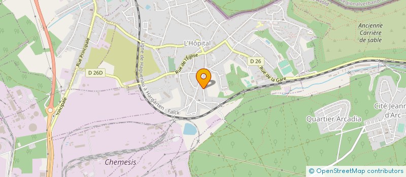 localisation de l'entreprise PAS-A-PAS  L'HOPITAL